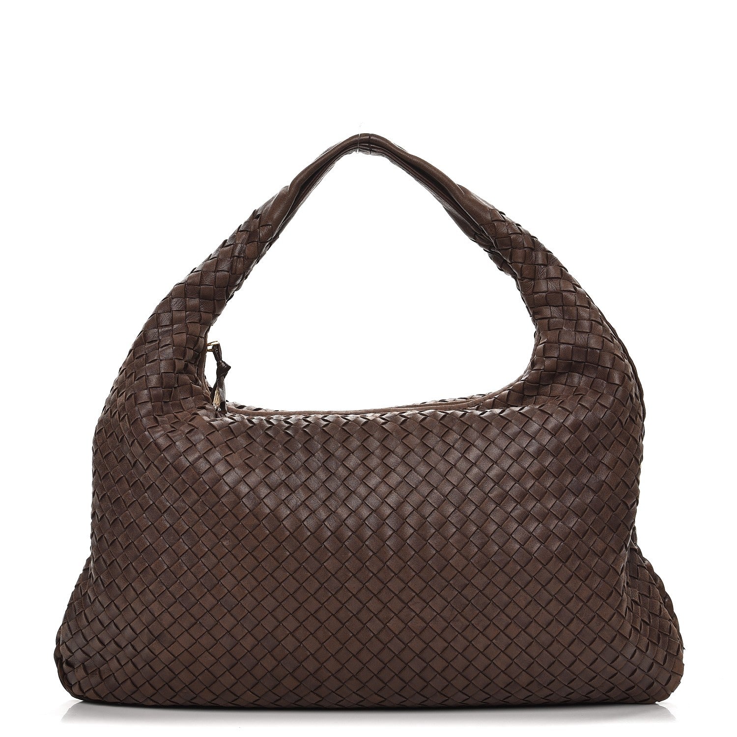 Bottega Veneta Nappa Intrecciato Large Veneta Hobo Ebano 1 of 13