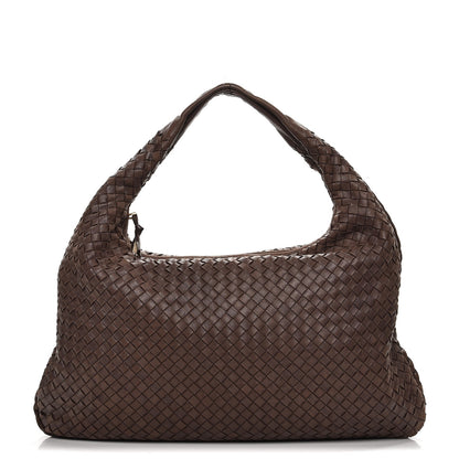 Bottega Veneta Nappa Intrecciato Large Veneta Hobo Ebano 1 of 13