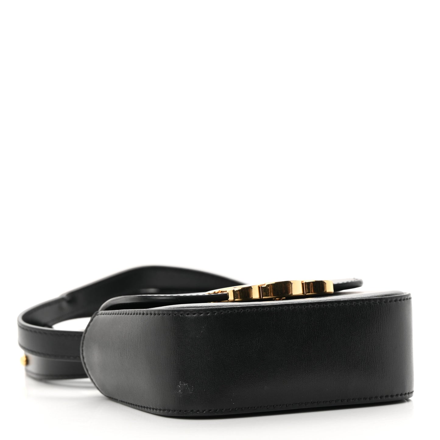 Shiny Calfskin Mini Triomphe Black