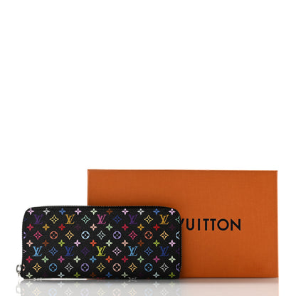 Louis Vuitton LV X TM Monogram Multicolor Clemence Wallet Black 7 of 7