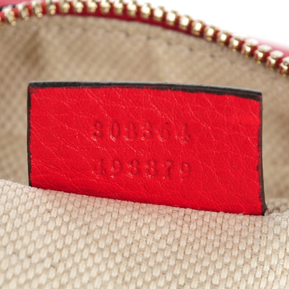 Gucci Pebbled Calfskin Small Soho Disco Bag Tabasco Red 7 of 7