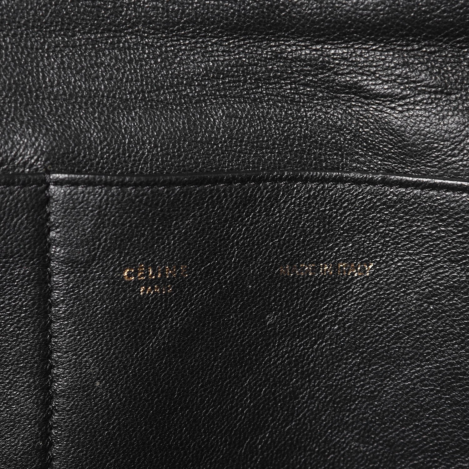 Celine Python Suede Medium Trapeze Black 7 of 8