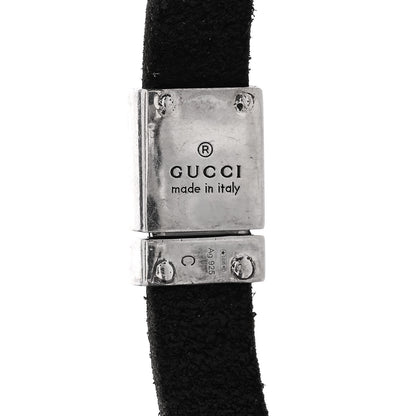 Gucci Sterling Silver Calfskin Tiger Head Bracelet 4 of 4