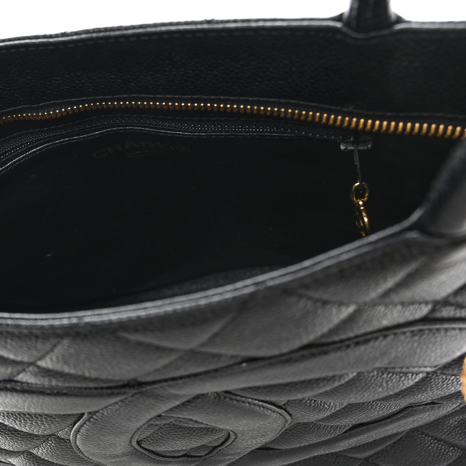 Chanel Caviar Quilted Medallion Tote Black 11 of 11