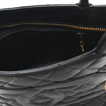 Chanel Caviar Quilted Medallion Tote Black 11 of 11