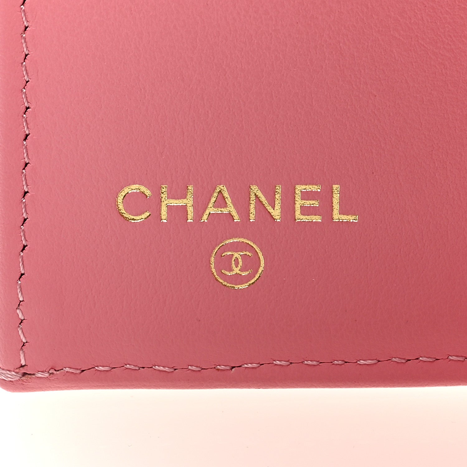 Chanel Caviar Quilted Boy Compact Wallet Pink 6 of 9