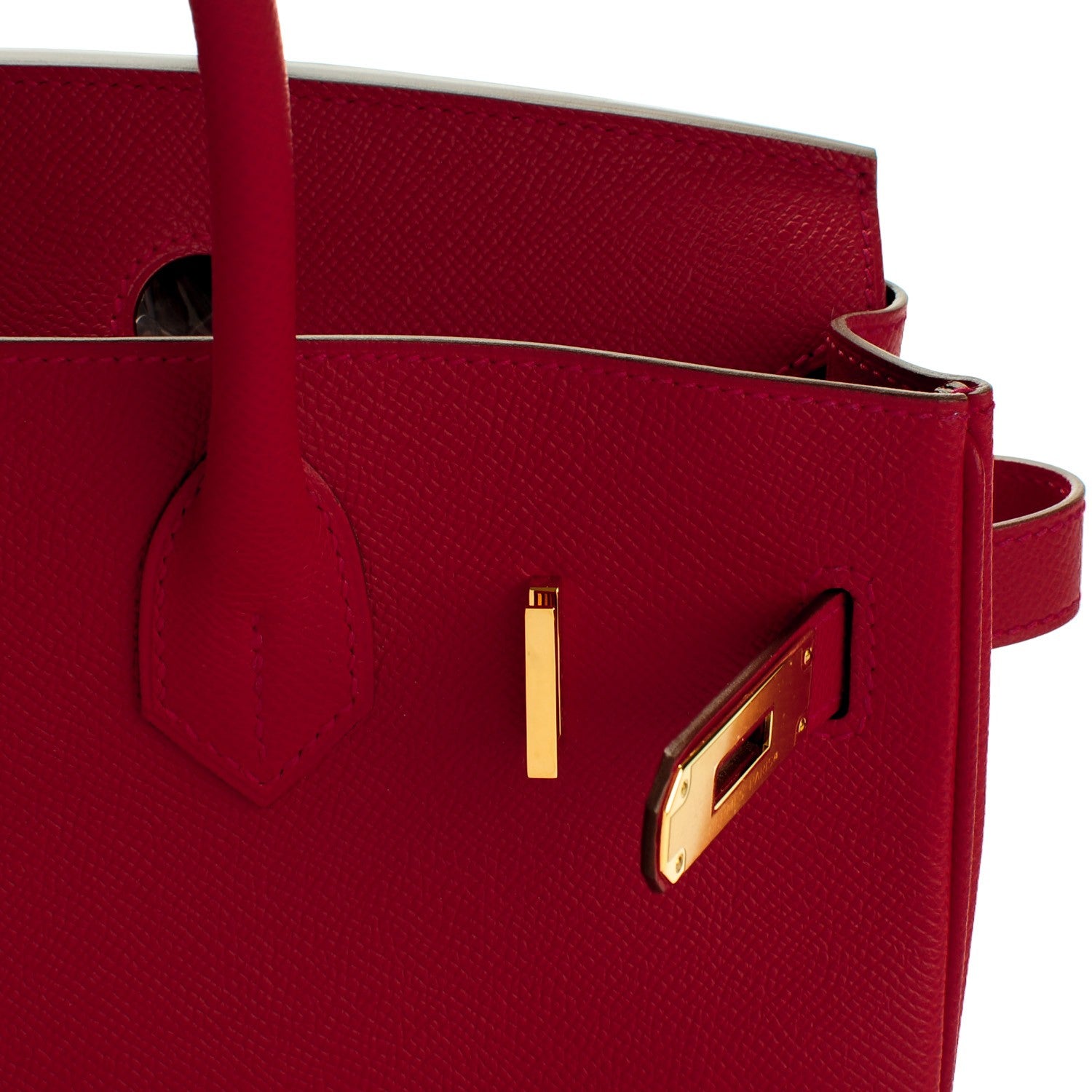 Hermes Epsom Birkin 30 Rouge Casaque 20 of 27