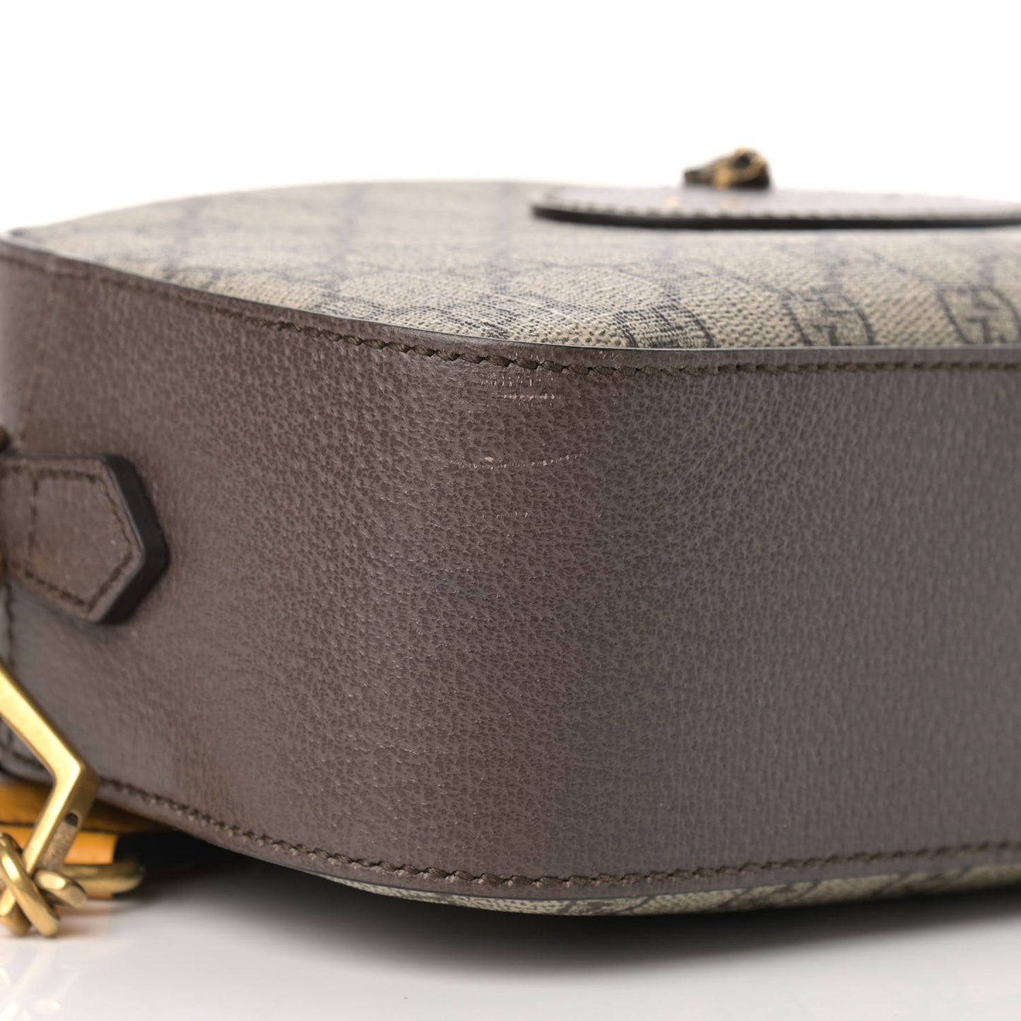 GG Supreme Monogram Web Neo Vintage Shoulder Bag Beige New Acero Crop