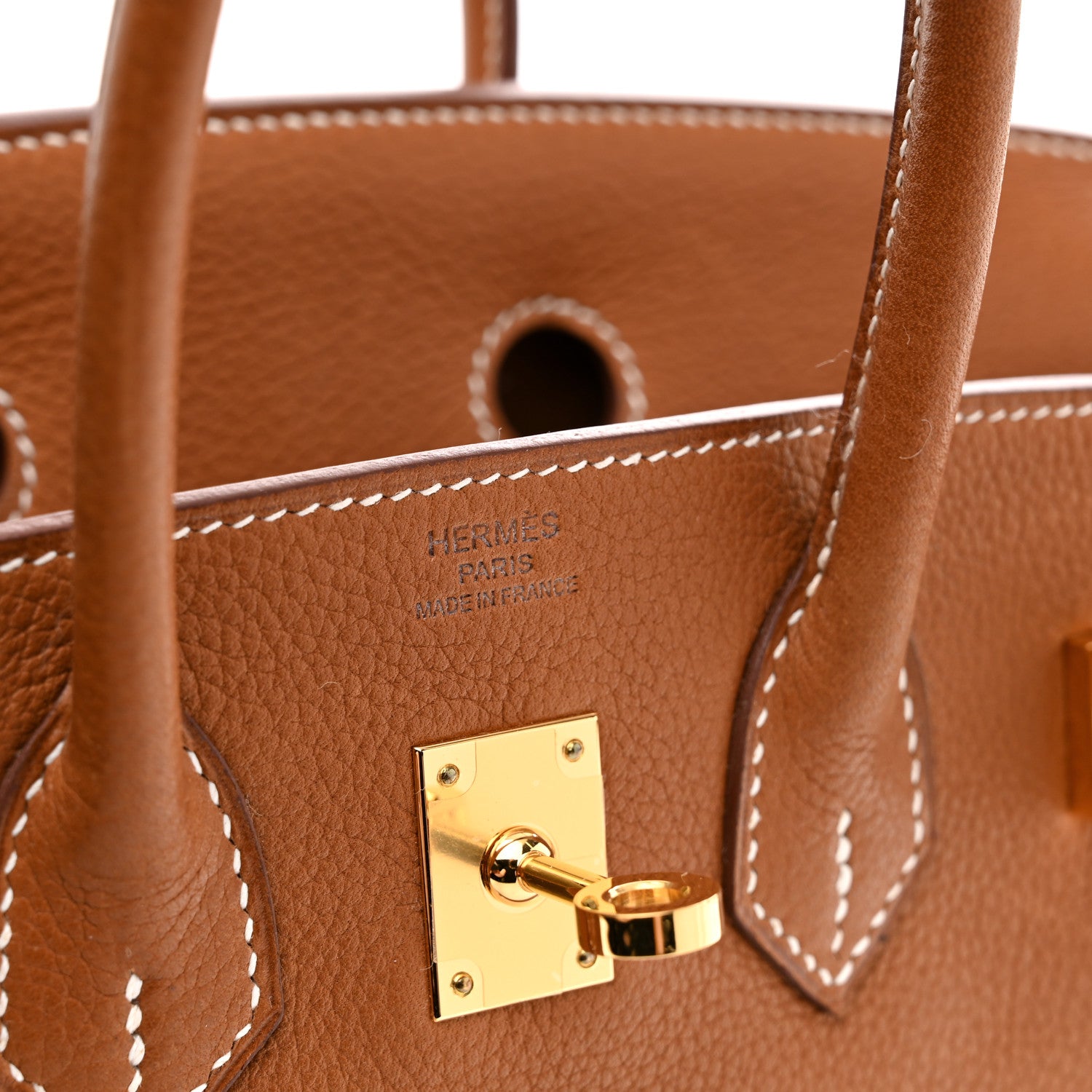 Hermes Natural Barenia Faubourg Birkin 25 Fauve 6 of 11