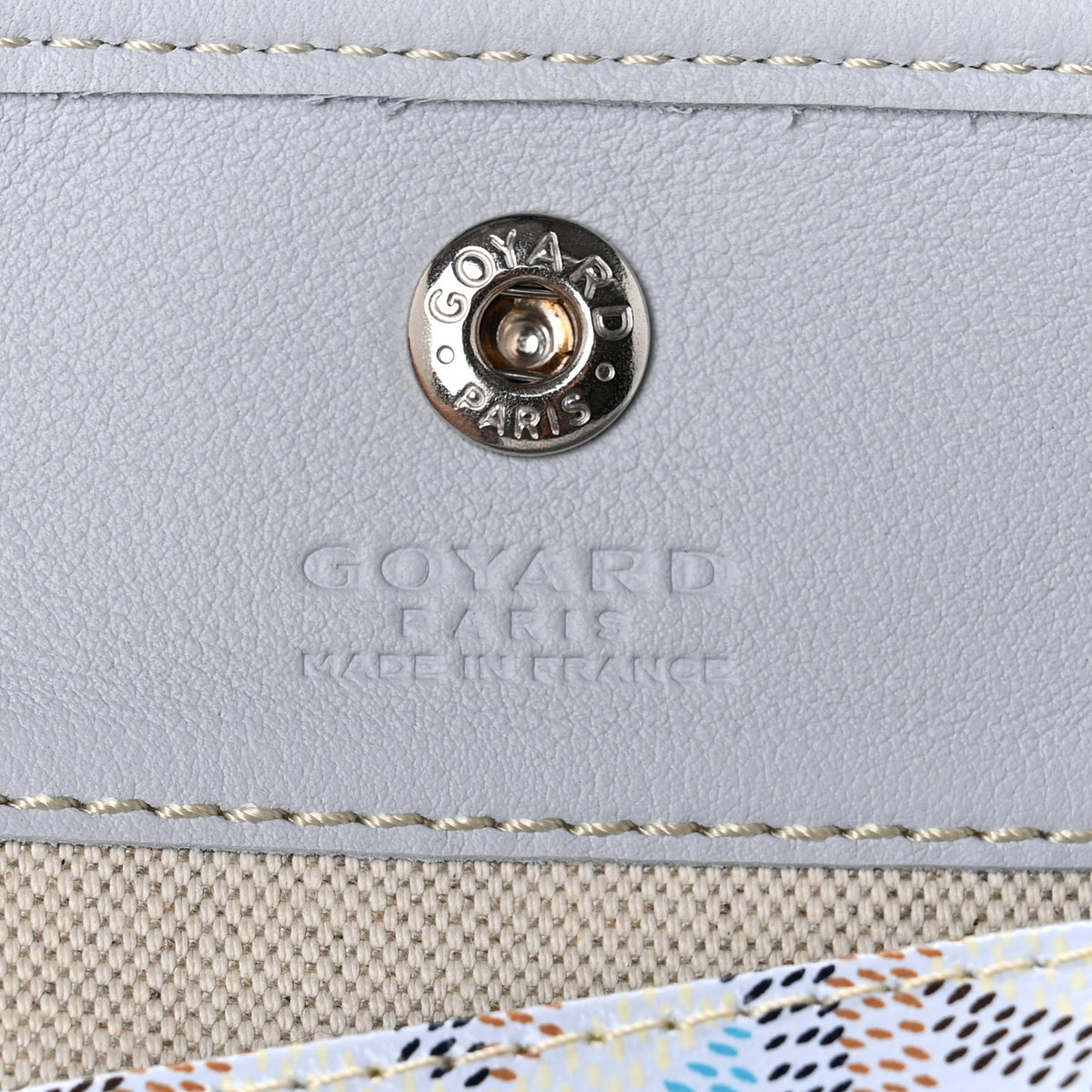 Goyardine Reversible Mini Anjou Polar Blue