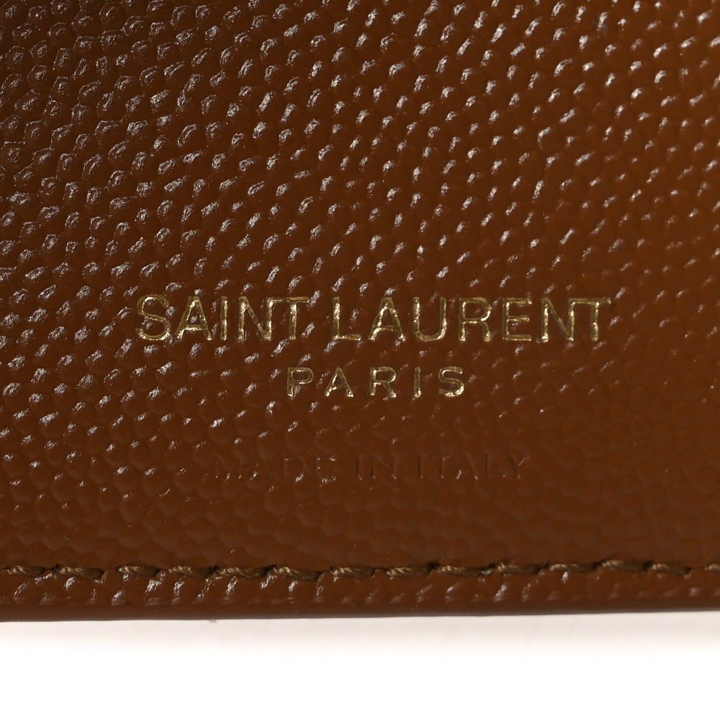 Grain De Poudre Matelasse Chevron Monogram Zipped Card Case Natural Dark