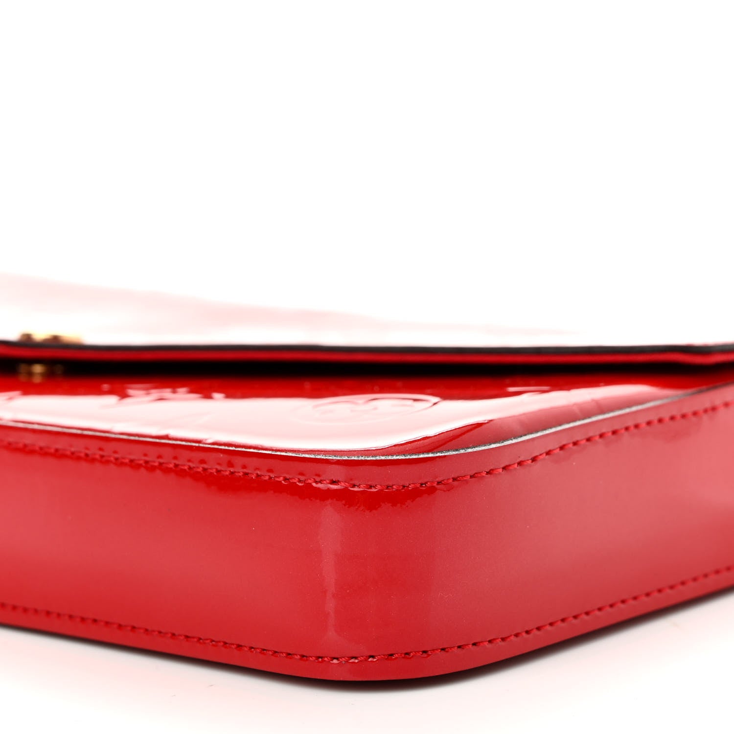 Louis Vuitton Vernis Felicie Pochette Chain Wallet Cherry 10 of 10