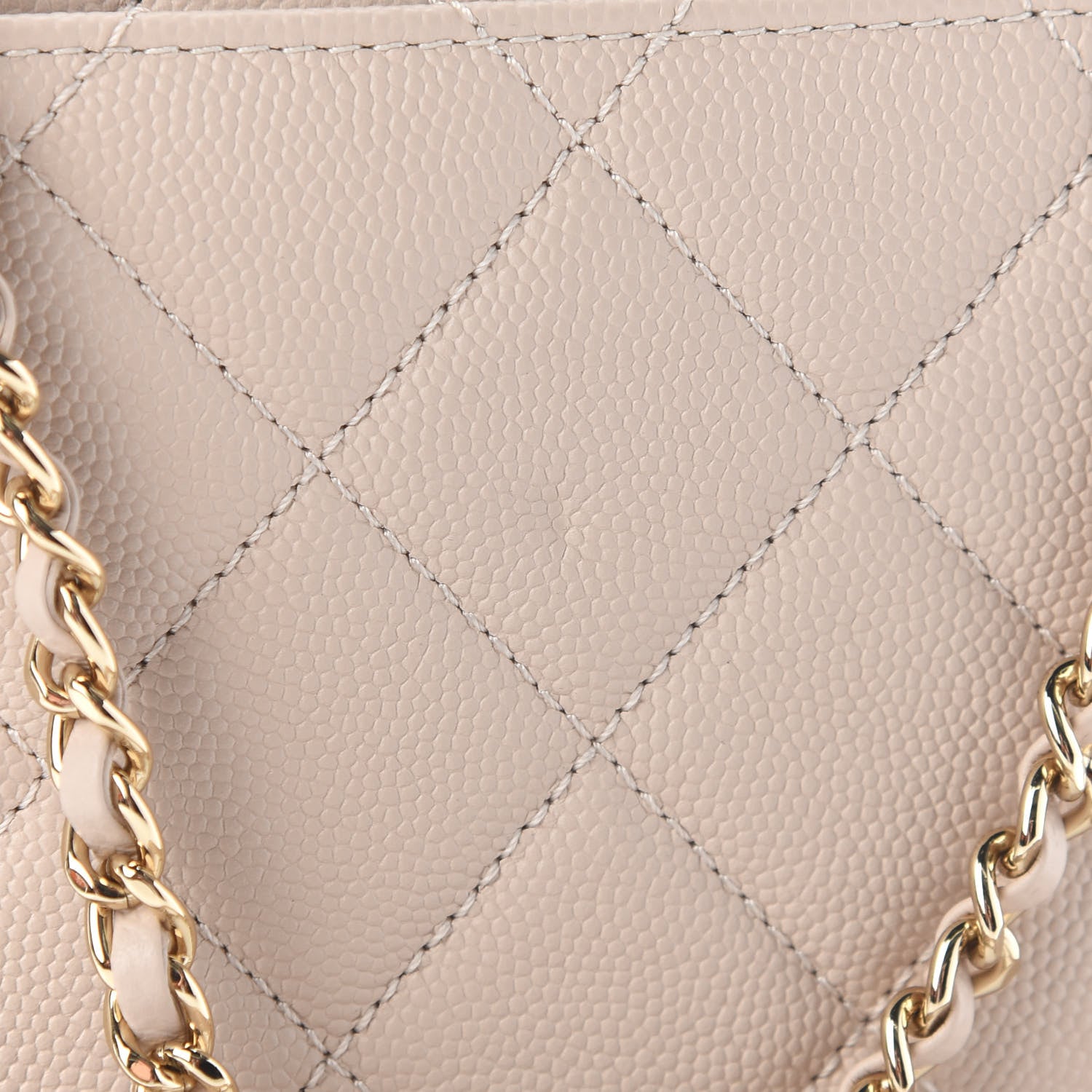 Chanel Caviar Quilted Small Business Affinity Flap Beige 9 of 9