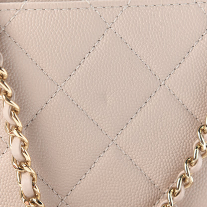 Chanel Caviar Quilted Small Business Affinity Flap Beige 9 of 9