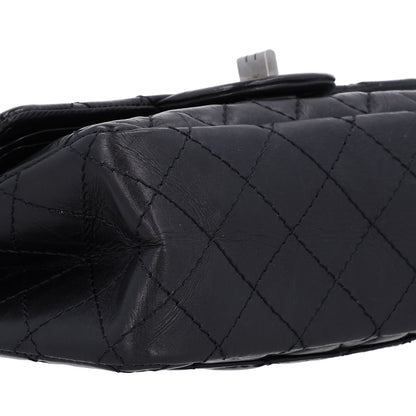 Chanel Aged Calfskin Quilted 2.55 Reissue Mini Flap Black 9 of 10