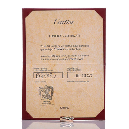 Cartier 18K Pink Yellow White Gold Classic Trinity Ring 52 6 7 of 7