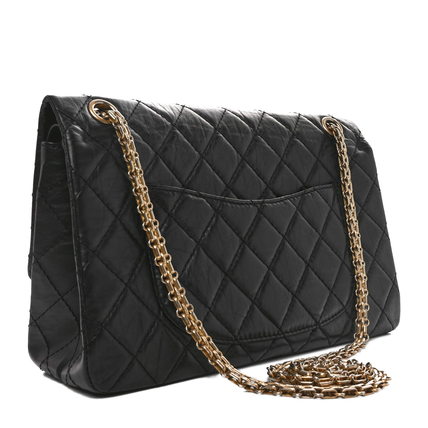 Chanel Aged Calfskin Quilted 2.55 Reissue 226 Flap Black 3 of 10