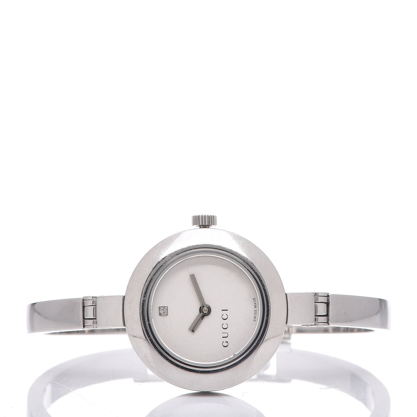 Stainless Steel Diamond 25mm 105 Series Floral Quartz Watch