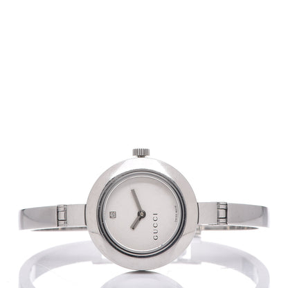 Gucci Stainless Steel Diamond 25mm 105 Series Floral Quartz Watch 3 of 7