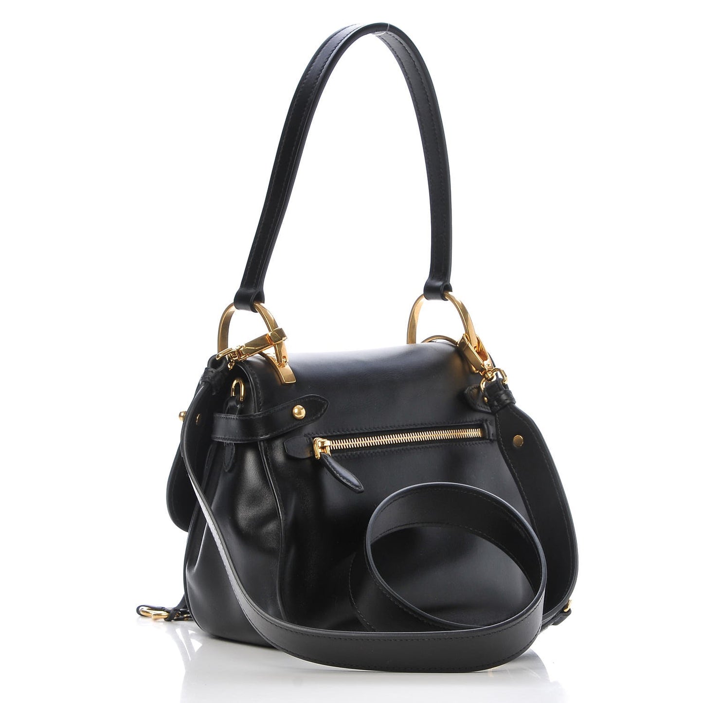 City Calf Fringe Corsaire Bag Nero Black