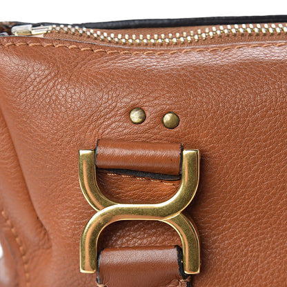 Chloe Calfskin Medium Marcie Satchel Tan 14 of 18