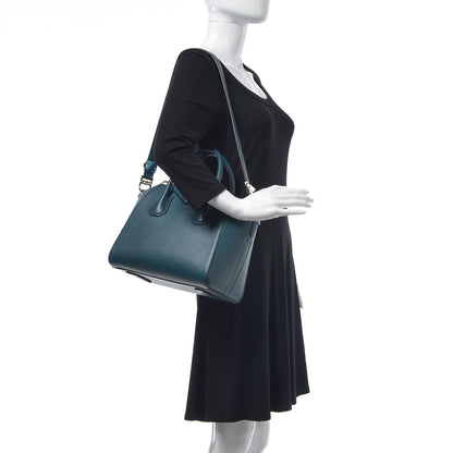 Givenchy Sugar Goatskin Small Antigona Prussian Blue 2 of 8