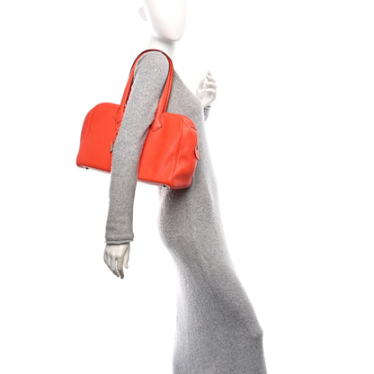 Hermes Taurillon Clemence Victoria II 35 Orange Poppy 2 of 10