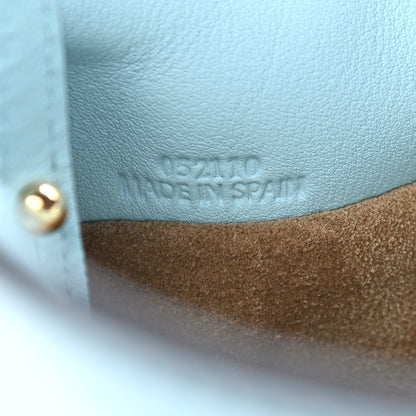 Loewe Calfskin Flamenco Knot Bag Crystal Blue 7 of 9