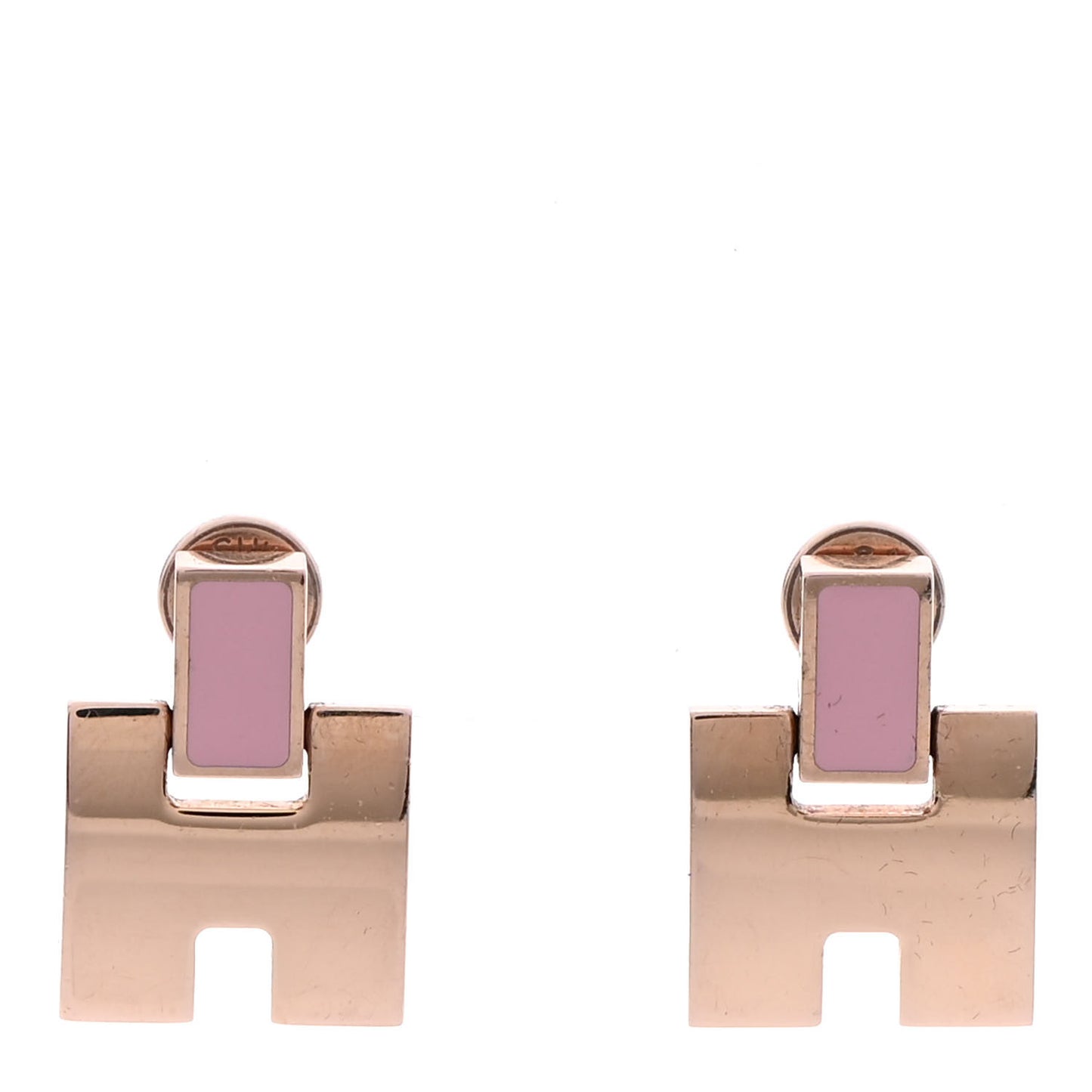 Rose Gold Lacquer Eileen Earrings Rose