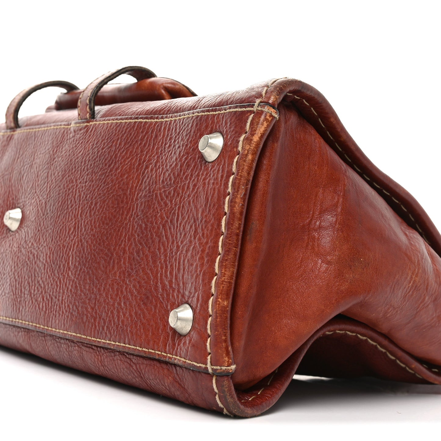 Calfskin Edith Satchel Ecureil Brown