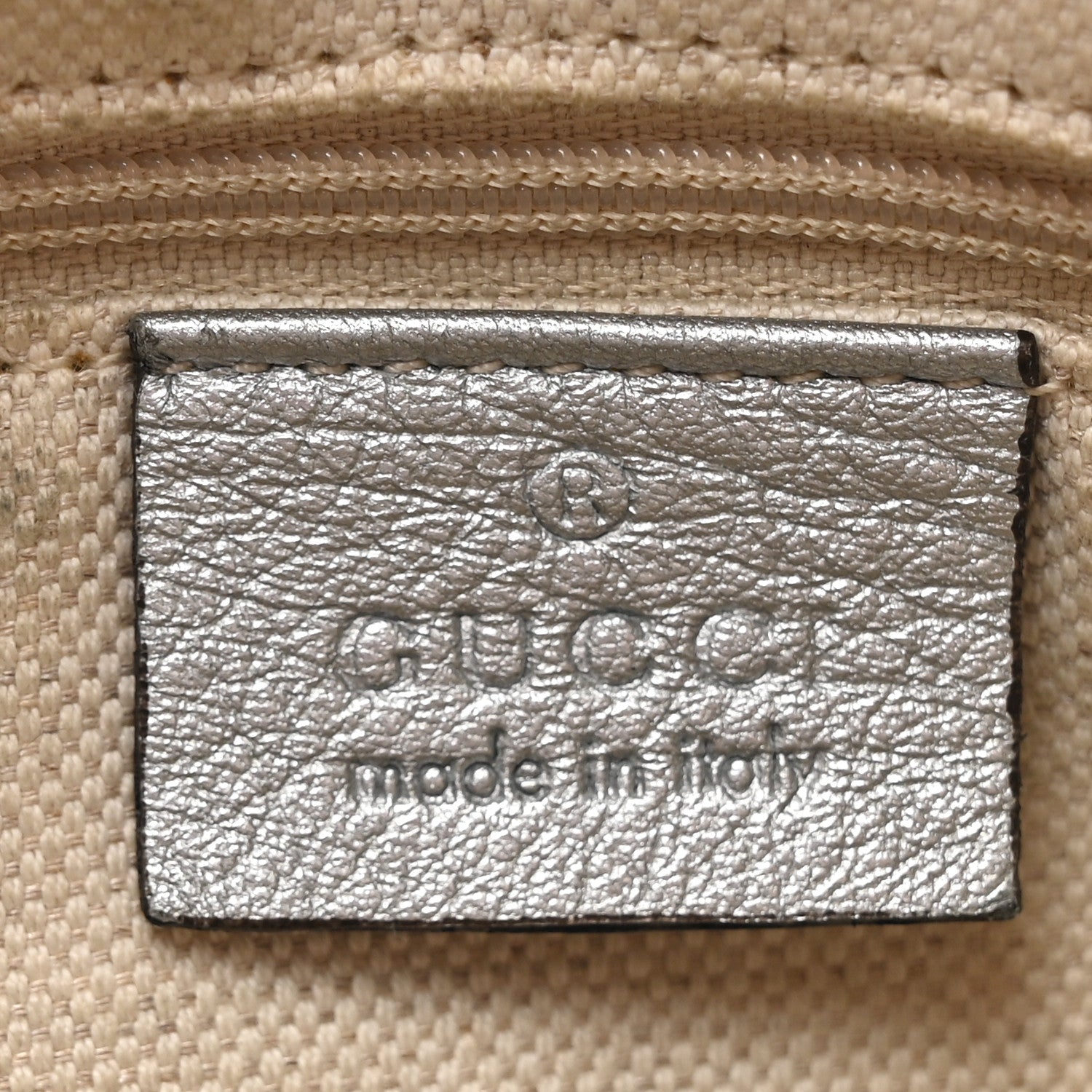 Gucci Metallic Guccissima Medium Sukey Hobo Silver 6 of 19