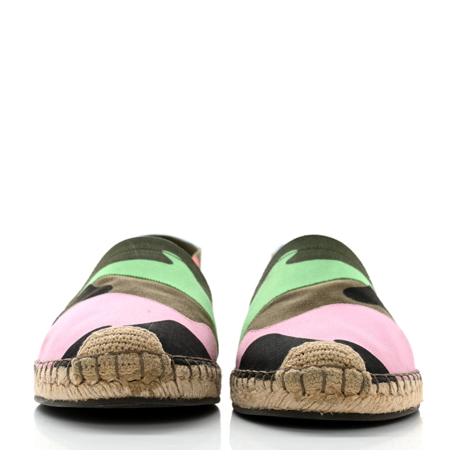 Valentino Garavani Canvas Camouflage Espadrille Flats 39 Multicolor 2 of 12