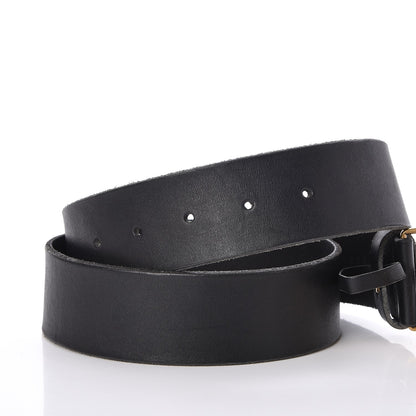 Gucci Faded Calfskin Double G 40mm Belt 80 32 Black 6 of 6
