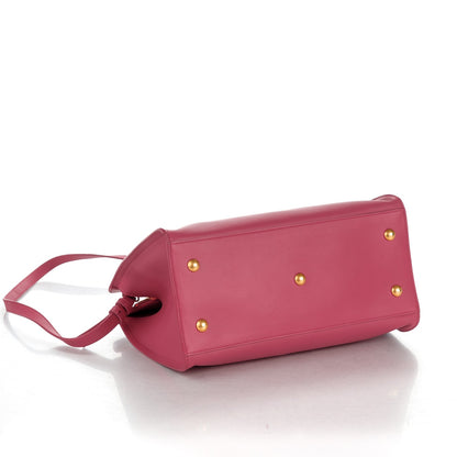 Saint Laurent Calfskin Small Classic Y Cabas Fuchsia 4 of 7
