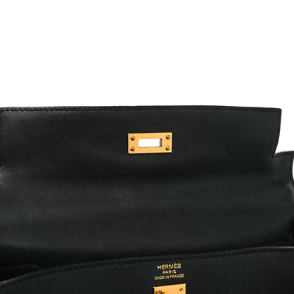 Hermes Swift Kelly Retourne 25 Black 8 of 15