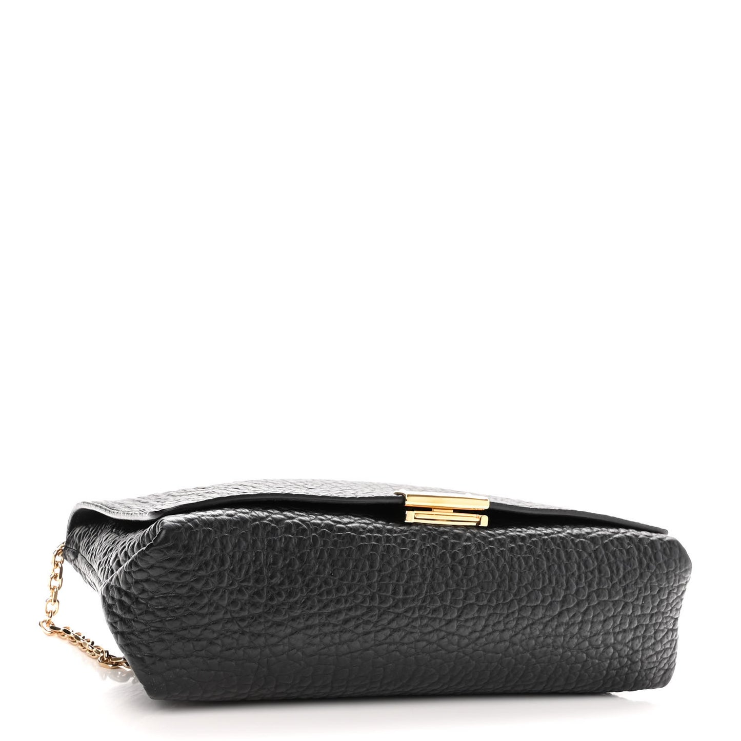 Signature Grain Medium Mildenhall Crossbody Bag Black