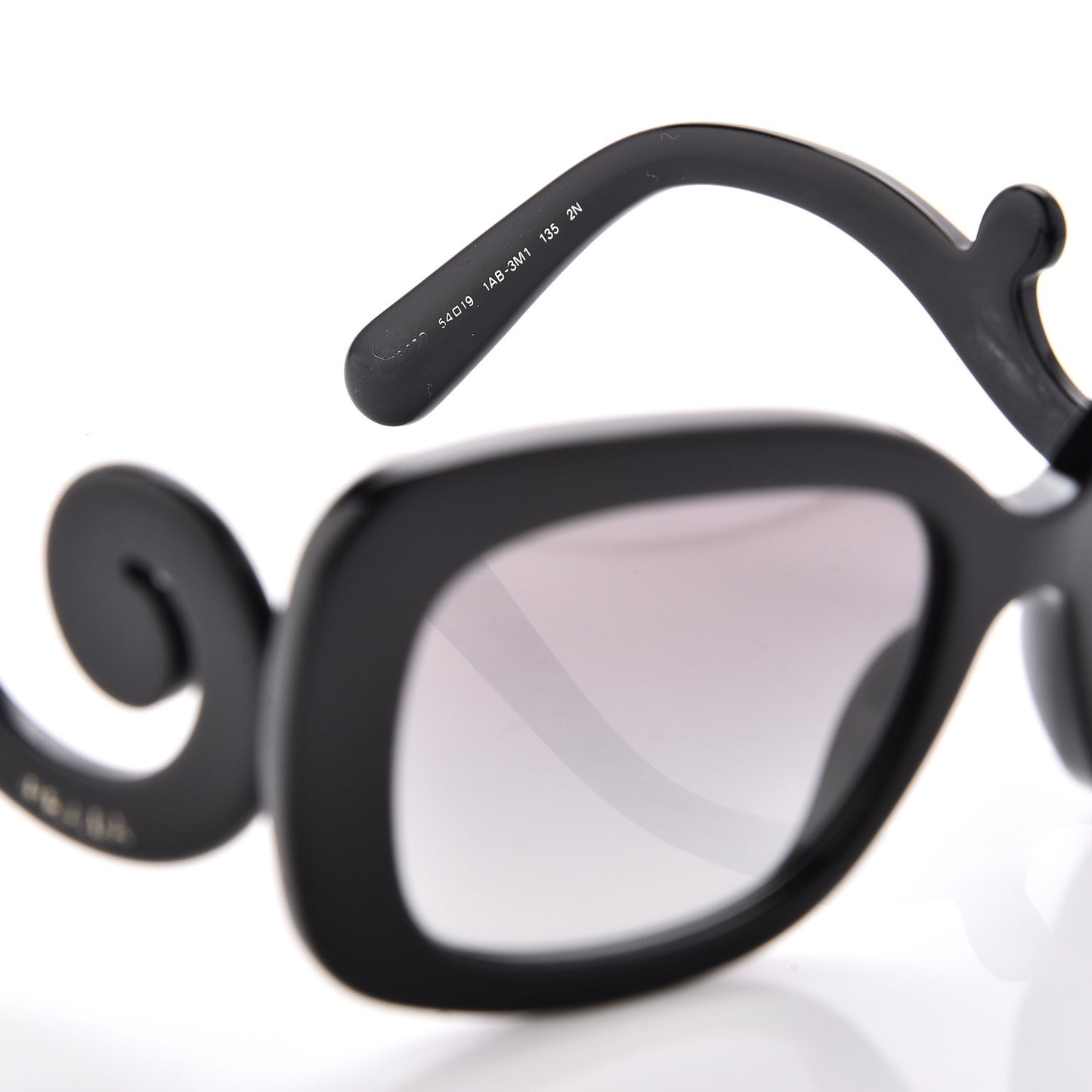 Acetate Baroque Sunglasses SPR 27O Black