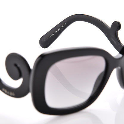 Prada Acetate Baroque Sunglasses SPR 27O Black 5 of 8