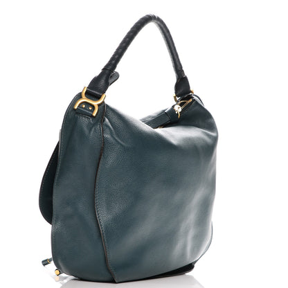 Chloe Calfskin Large Marcie Hobo Teal 3 of 8