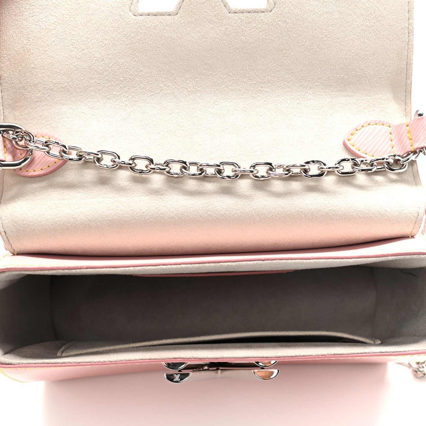 Epi Twist Shoulder Bag MM Rose Ballerine