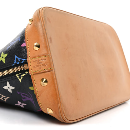 Louis Vuitton Monogram Multicolor Alma Black 9 of 10