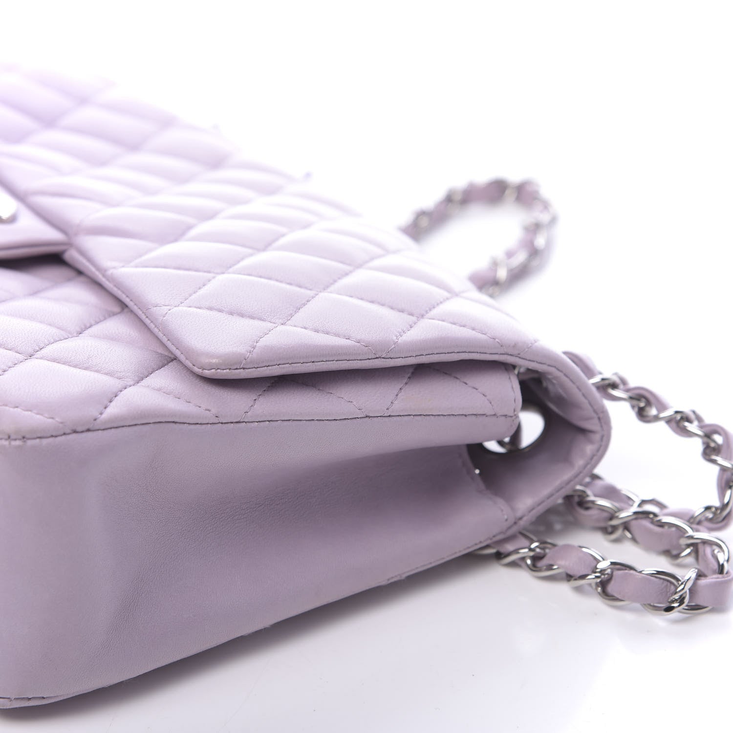 Chanel Lambskin Quilted Medium Ladybug Flap Lavender 13 of 13