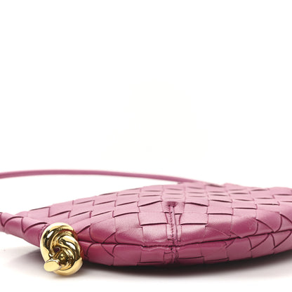 Bottega Veneta Nappa Intrecciato Mini Solstice Shoulder Bag Cinnabar 8 of 9