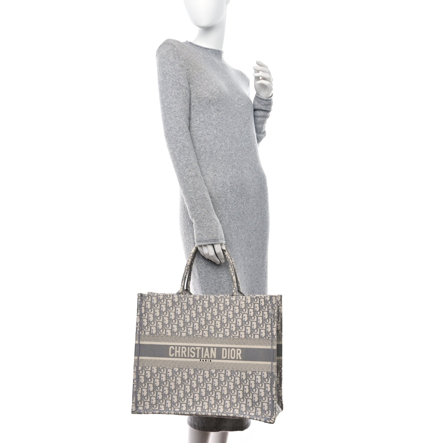 Oblique Large Book Tote Grey