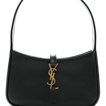 Saint Laurent Smooth Calfskin Le 5 A 7 Mini Hobo Black 8 of 10