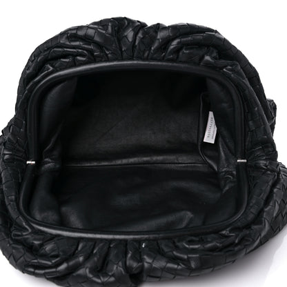 Bottega Veneta Nappa Maxi Intreccio The Pouch Oversized Clutch Black 5 of 11