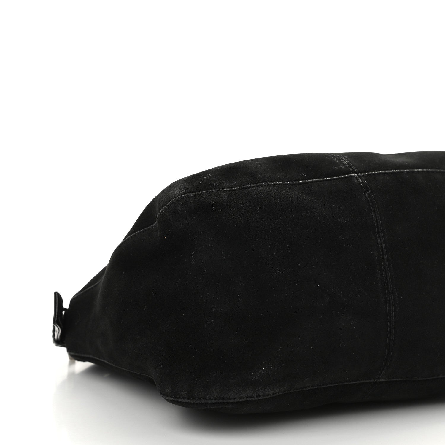 Fendi Suede Shoulder Bag Black 7 of 9