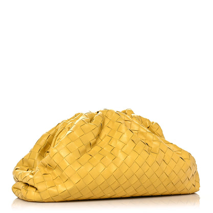 Bottega Veneta Nappa Maxi Intrecciato The Pouch Oversized Clutch Corn 3 of 13