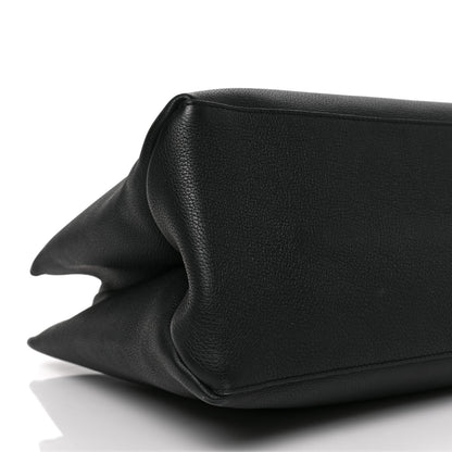 Louis Vuitton Grained Calfskin Lockme Shopper Black 7 of 8