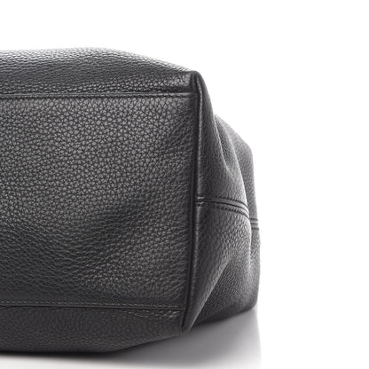 Gucci Pebbled Calfskin Studded Medium Soho Chain Shoulder Bag Black 9 of 10